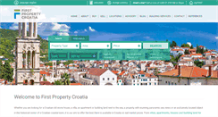 Desktop Screenshot of firstpropertycroatia.com