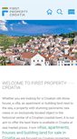 Mobile Screenshot of firstpropertycroatia.com